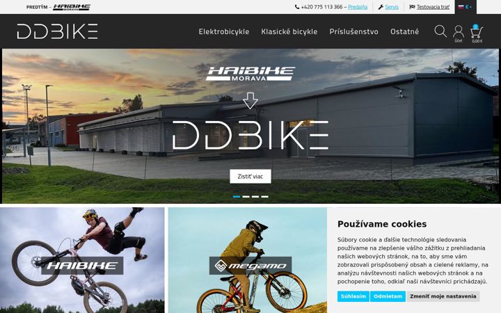 Screenshot of ddbike.sk