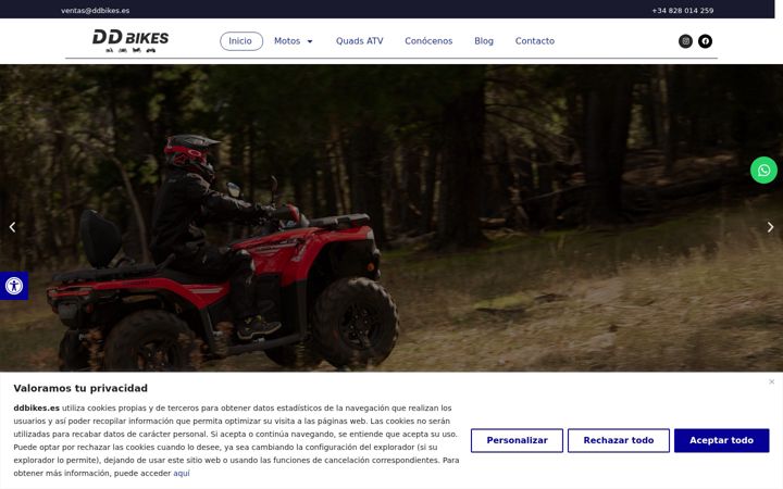 Snímek obrazovky ddbikes.es