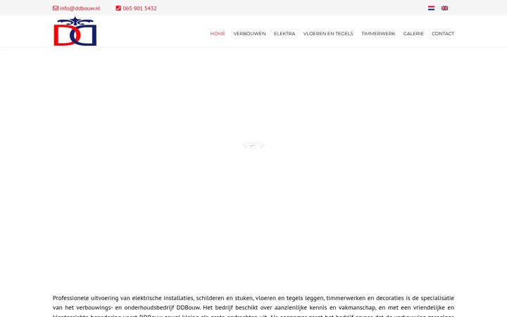 Screenshot of ddbouw.nl