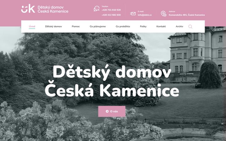 Екранна снимка на ddck.cz
