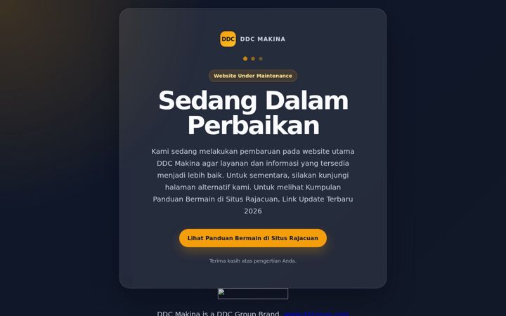 Screenshot of ddcmakina.com