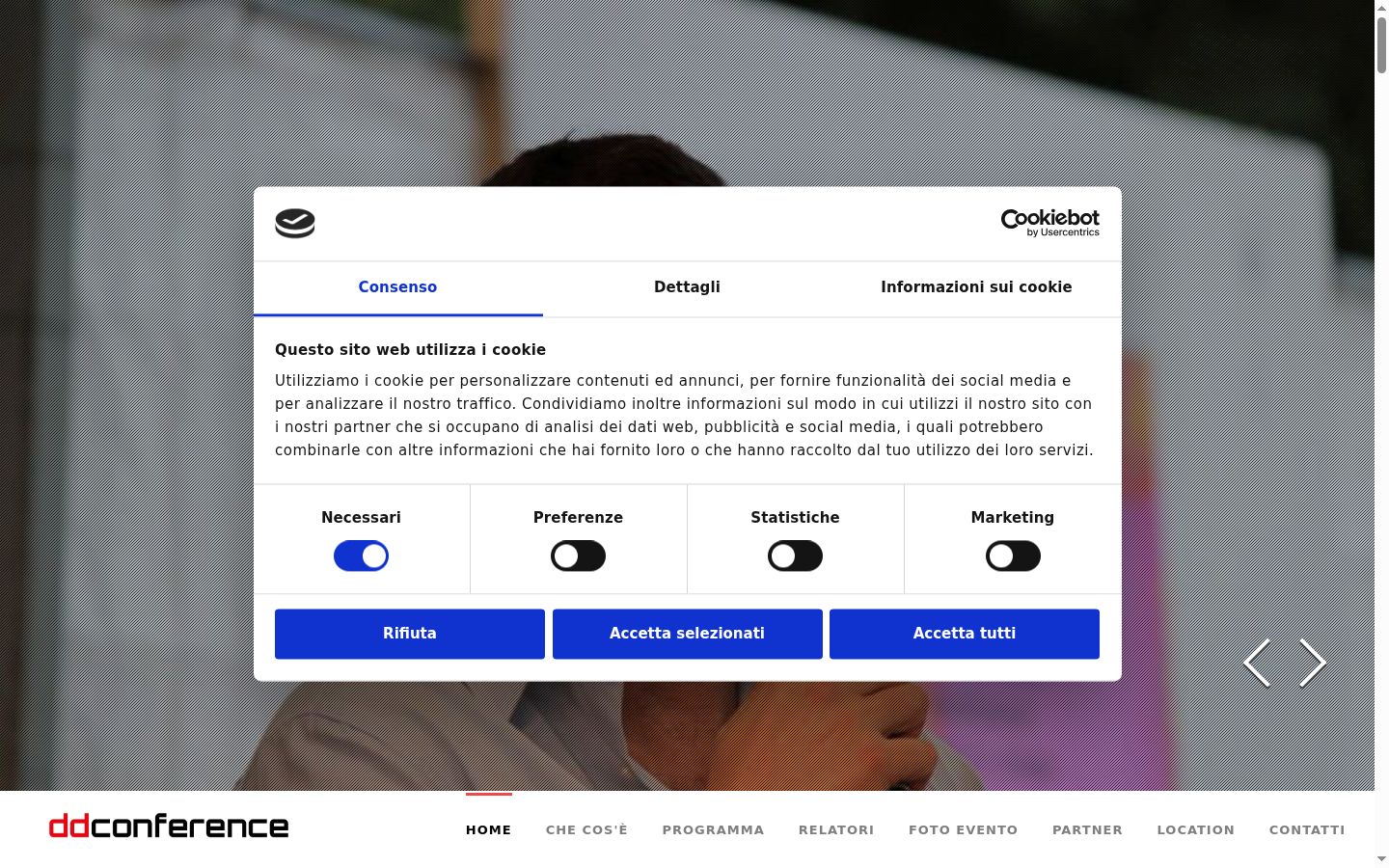 Zrzut ekranu banera zgody wyświetlanego przed jakąkolwiek interakcją