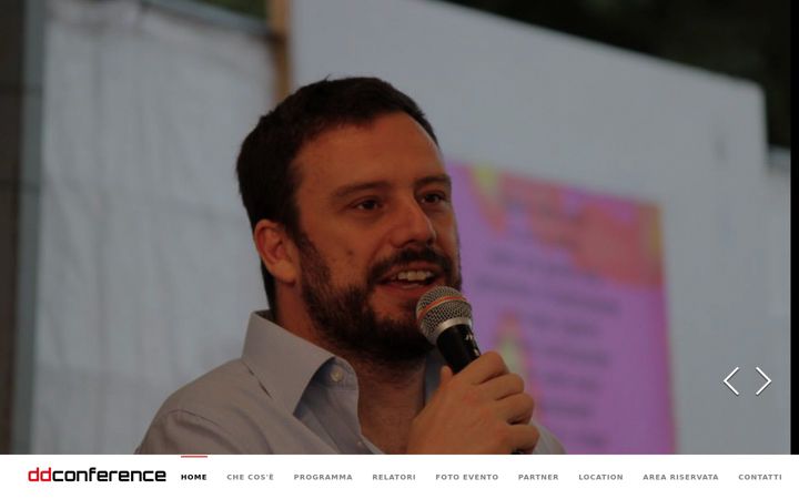 Screenshot von ddconference.it