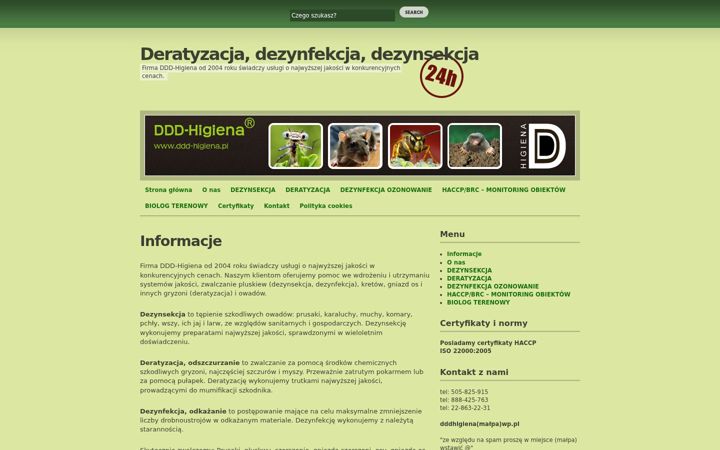 Skärmbild av ddd-higiena.pl