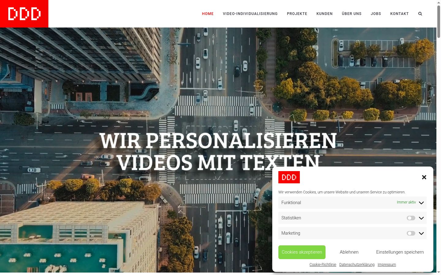 Sutikimo reklamjuostės, rodytos prieš bet kokią sąveiką, ekrano kopija