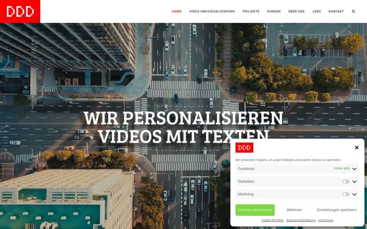 Screenshot of ddd.de