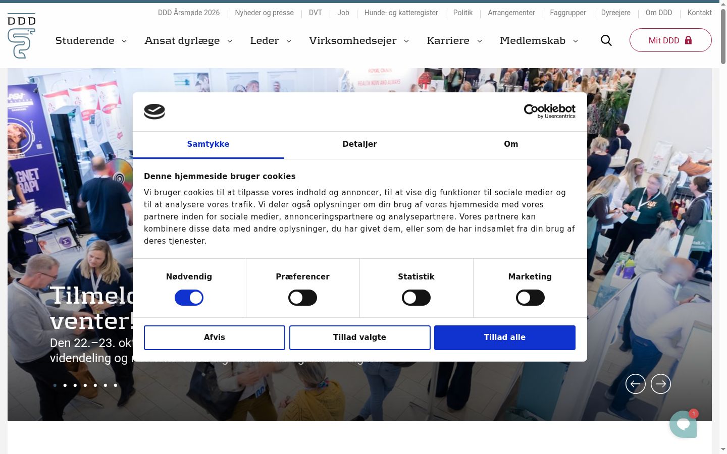 Ekraanipilt nõusolekubännerist, mida näidati enne mis tahes suhtlust