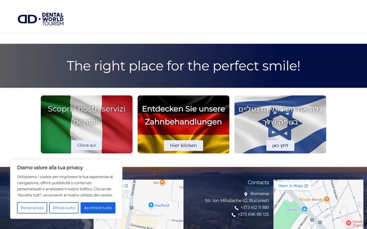 Screenshot of ddentalworldtourism.com