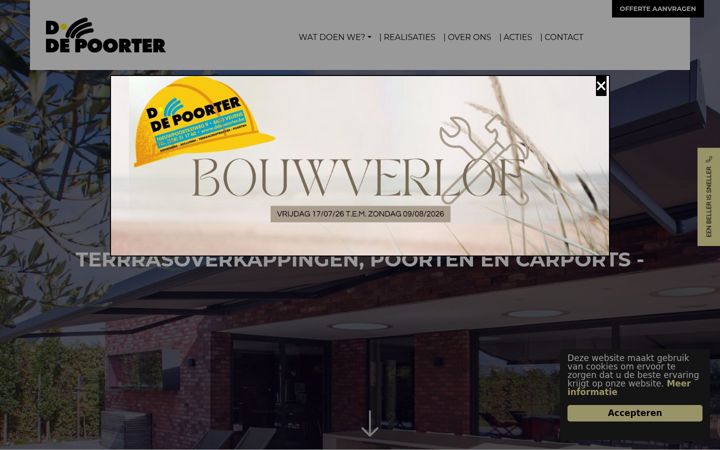 Screenshot of ddepoorter.be