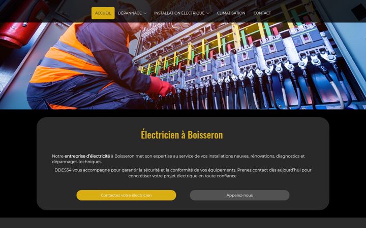Captură de ecran a ddes34.fr