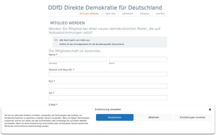 Screenshot of ddfd.de