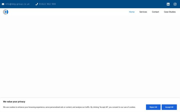 Screenshot of ddg-group.co.uk