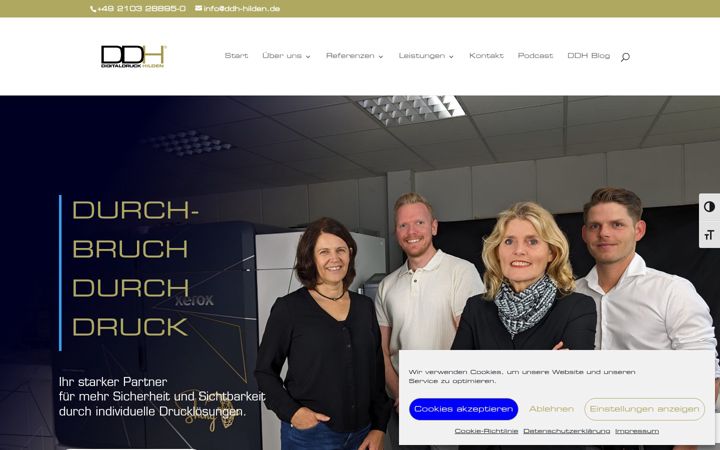Screenshot of ddh-hilden.de