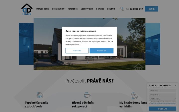 Екранна снимка на ddhaus.cz