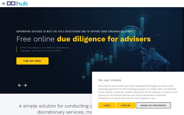 Screenshot of ddhub.co.uk