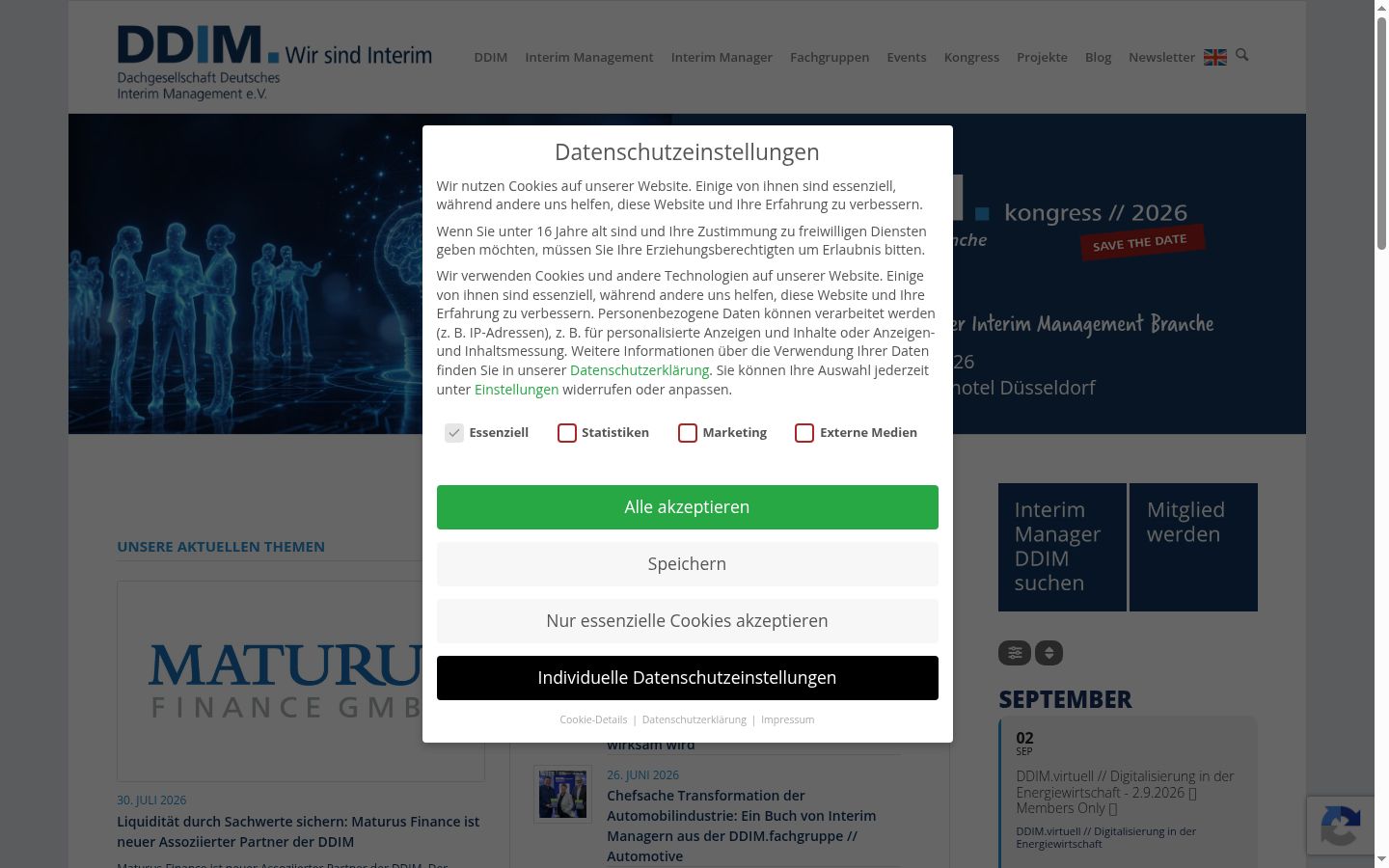 Sutikimo reklamjuostės, rodytos prieš bet kokią sąveiką, ekrano kopija