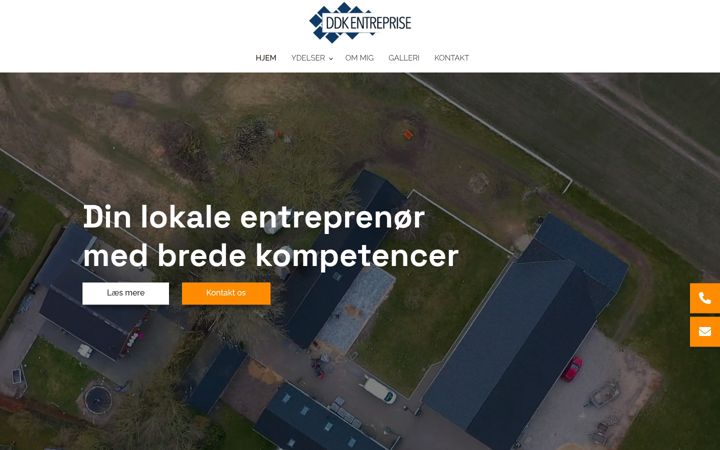 Screenshot of ddkentreprise.dk