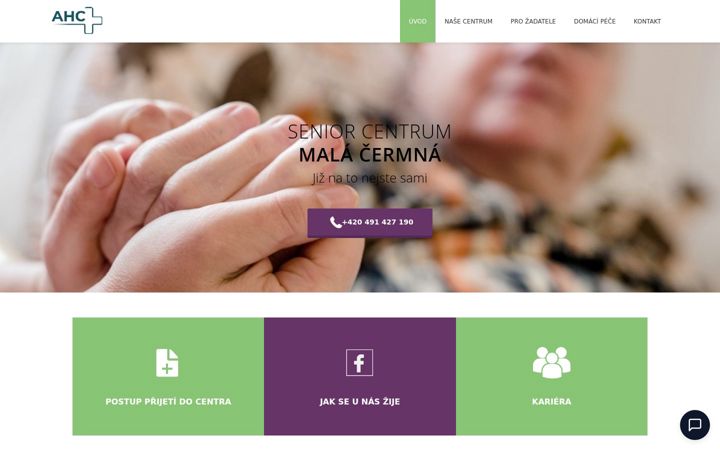 Екранна снимка на ddmalacermna.cz