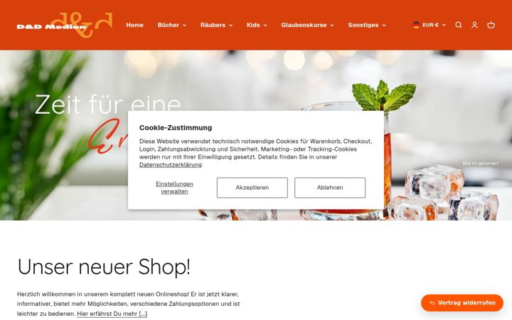 Screenshot of ddmedien.com