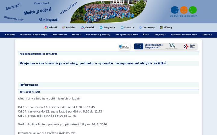 Екранна снимка на ddmsusice.cz