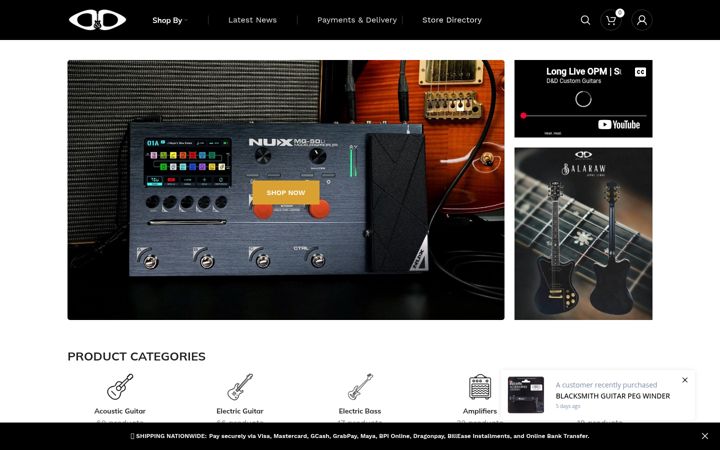 Screenshot of ddmusic.ph