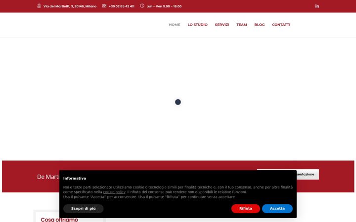 Screenshot of ddnassociati.it