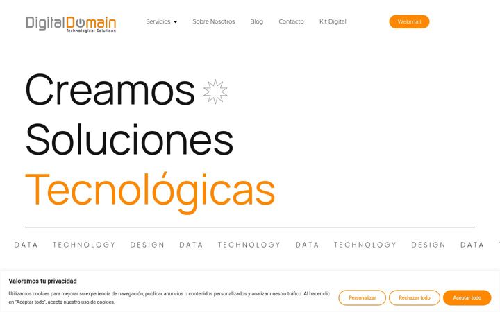 Screenshot van ddnet.es