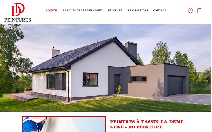Screenshot of ddpeintures.com