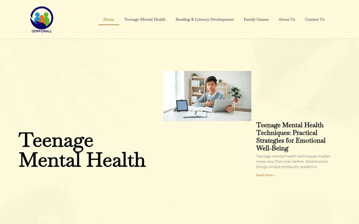 Screenshot of ddpforall.com