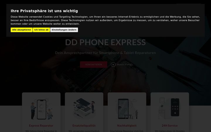 Screenshot of ddphoneexpress.de