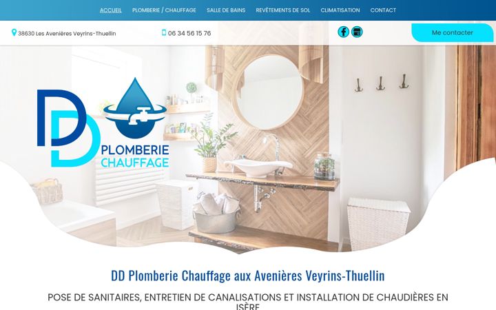 Captură de ecran a ddplomberiechauffage.fr