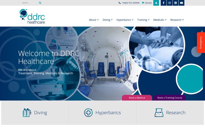 Screenshot of ddrc.org
