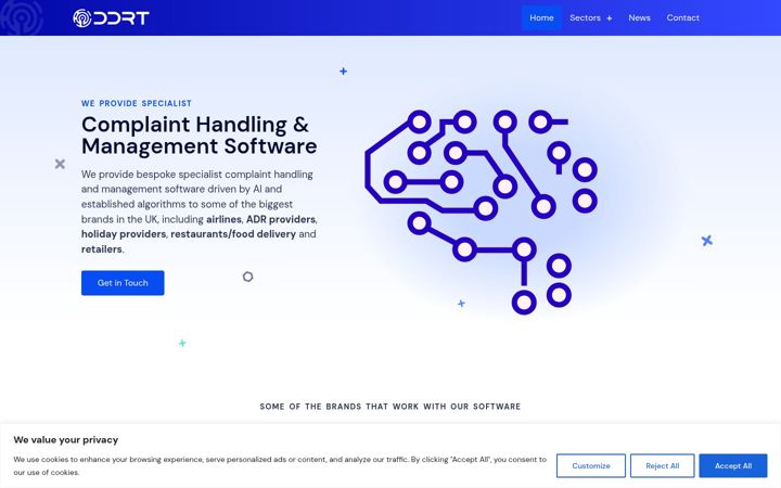 Screenshot of ddrt.co.uk