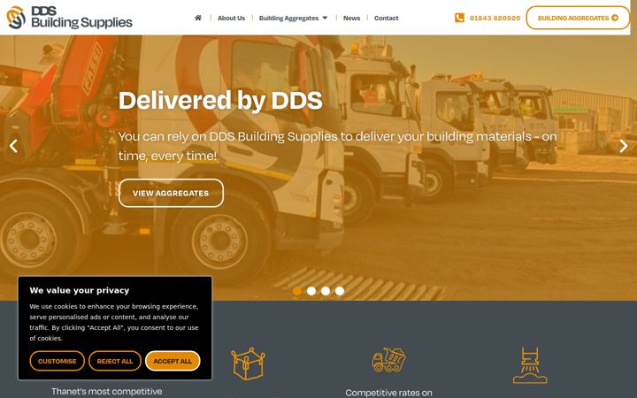 Screenshot of dds-buildingsupplies.co.uk