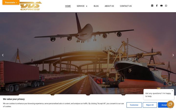 Screenshot of dds-exp.com