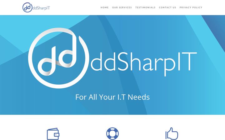 Screenshot of ddsharpit.co.uk