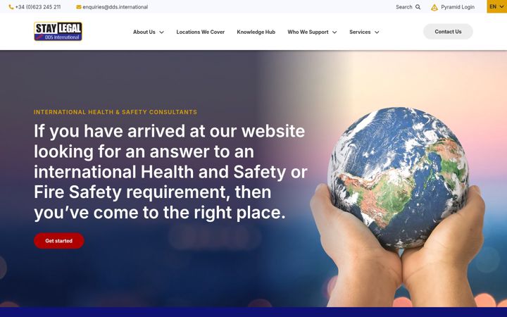 Képernyőkép: ddsinternationalsafety.eu