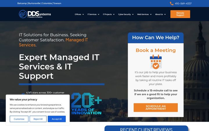 Screenshot of ddsystems.com