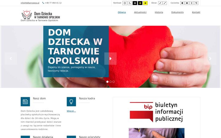 Screenshot van ddtarnowop.pl