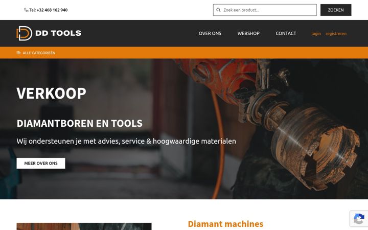 Screenshot of ddtools.be