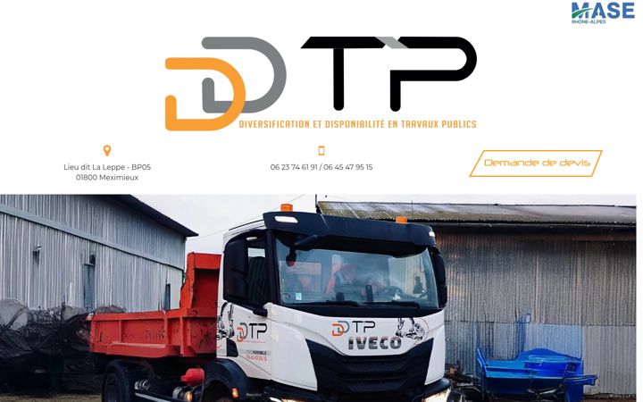Captură de ecran a ddtp-01.fr