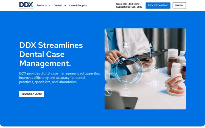 Screenshot of ddxdental.com