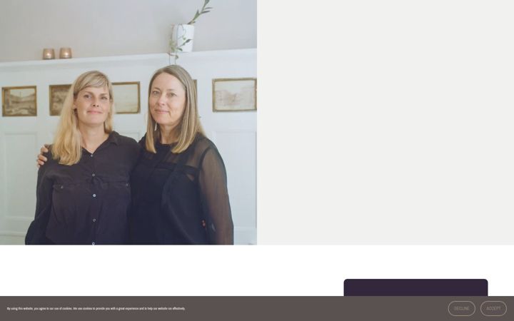 Screenshot of de-2-terapeuter.dk