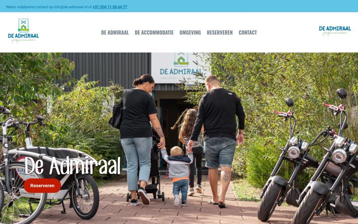 Snimka zaslona za de-admiraal.nl