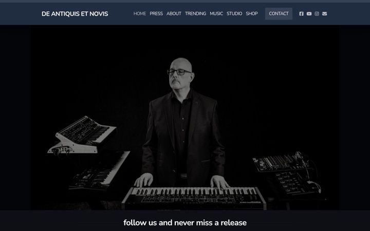 Screenshot of de-antiquis-et-novis.com