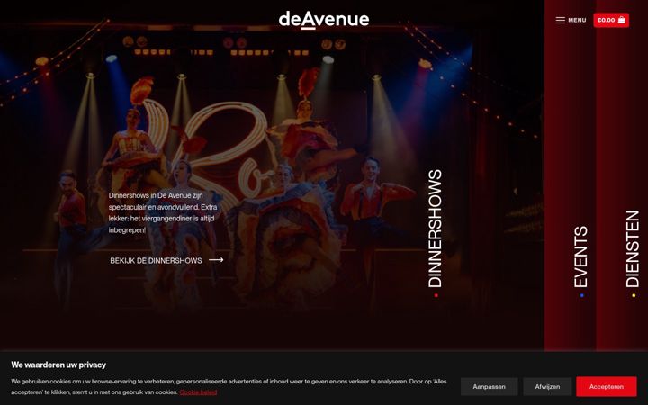 Snimka zaslona za de-avenue.nl