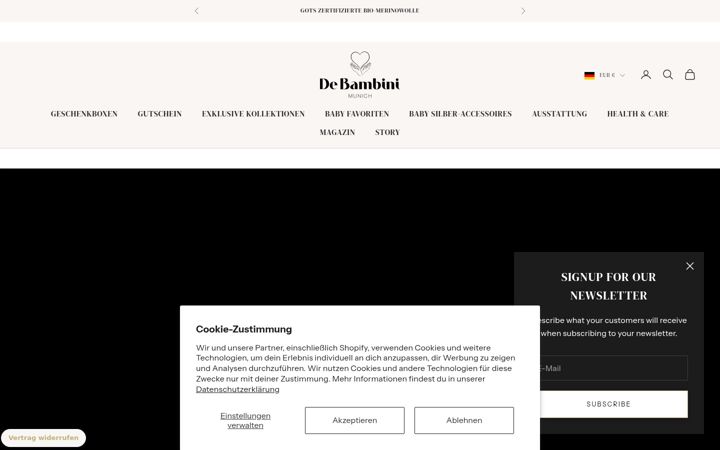 Screenshot of de-bambini.de