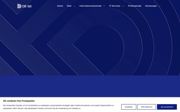 Screenshot of de-bit.de