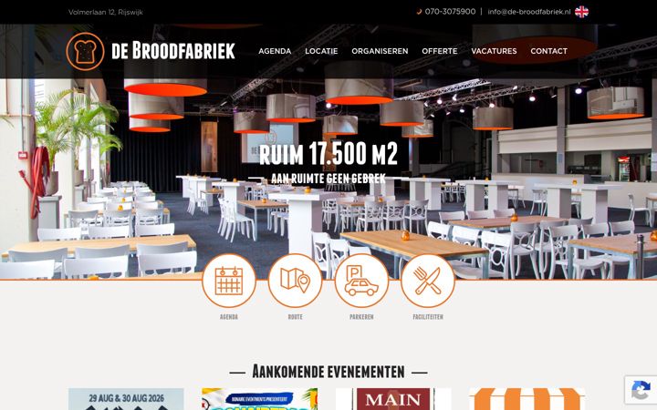 Screenshot van de-broodfabriek.nl