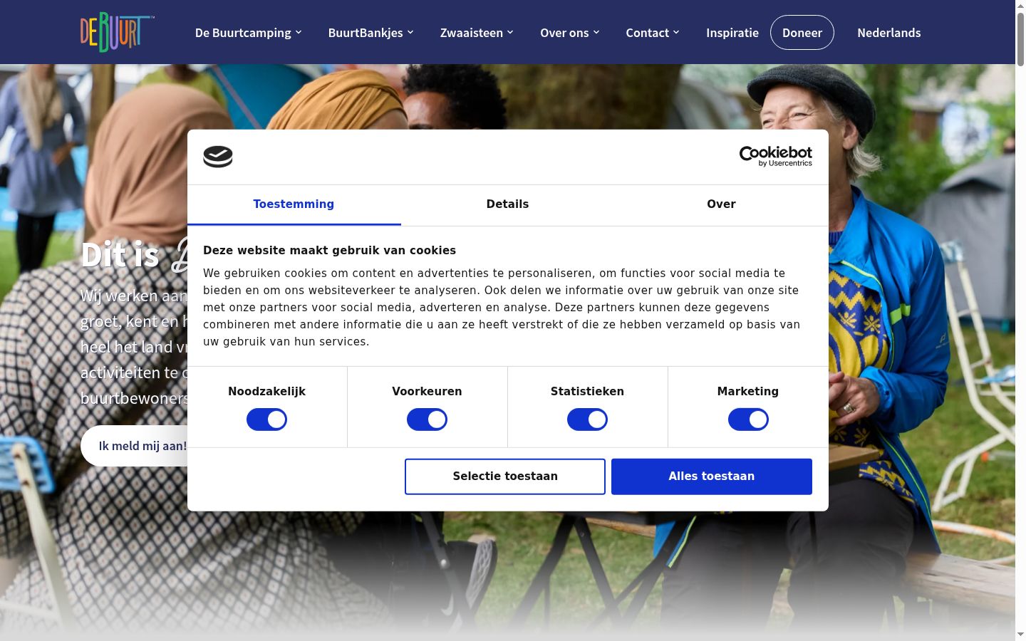 Sutikimo reklamjuostės, rodytos prieš bet kokią sąveiką, ekrano kopija